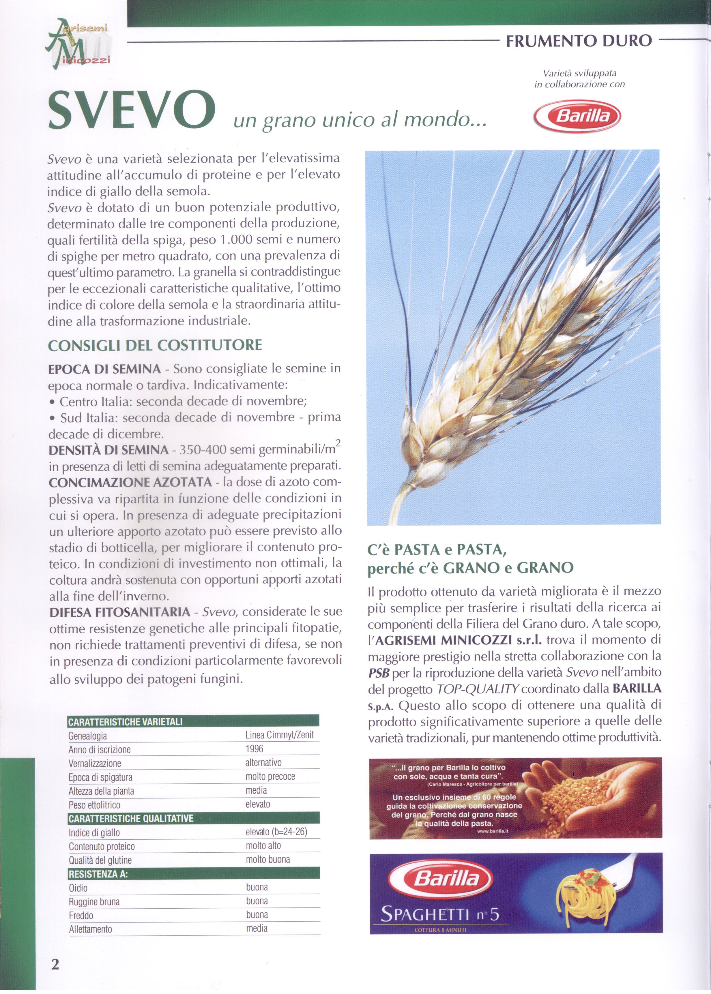 quotazione grano duro altamura